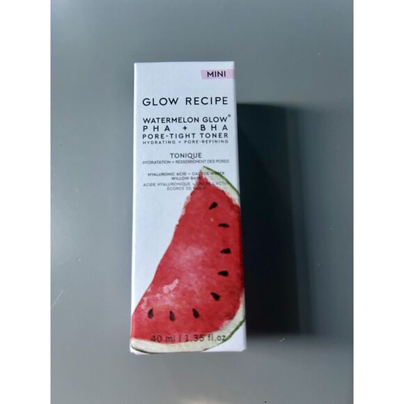Glow Recipe Watermelon Glow PHA + BHA Pore-Tight Toner, Korean Skincare, 1.35 oz - Picture 3 of 4